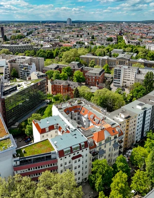 Luftaufnahme der Oberberg Fachklinik Fasanenkiez Berlin